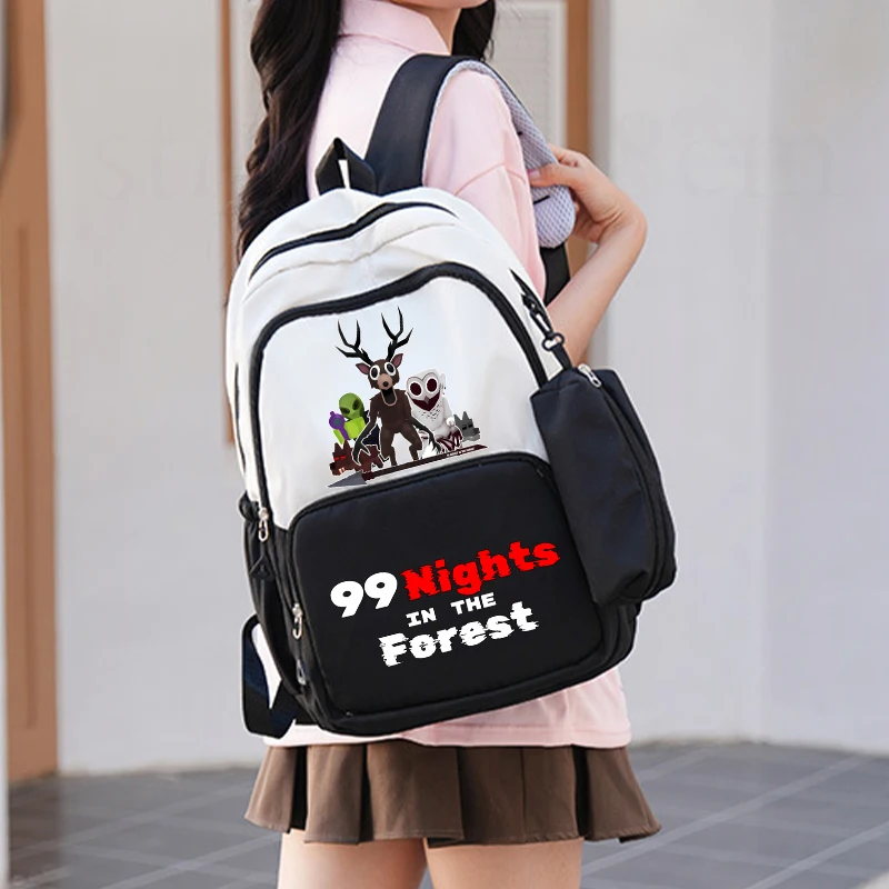 99 Nights in The Forest Pen Bag Backpack Student Large Capacity Waterproof Backpack Fashion Two Piece Set Backpack Birthday Gift
99 Nights in The Forest Pen Bag Backpack Student Large Capacity Waterproof Backpack Fashion Two Piece Set Backpack Birthday Gift