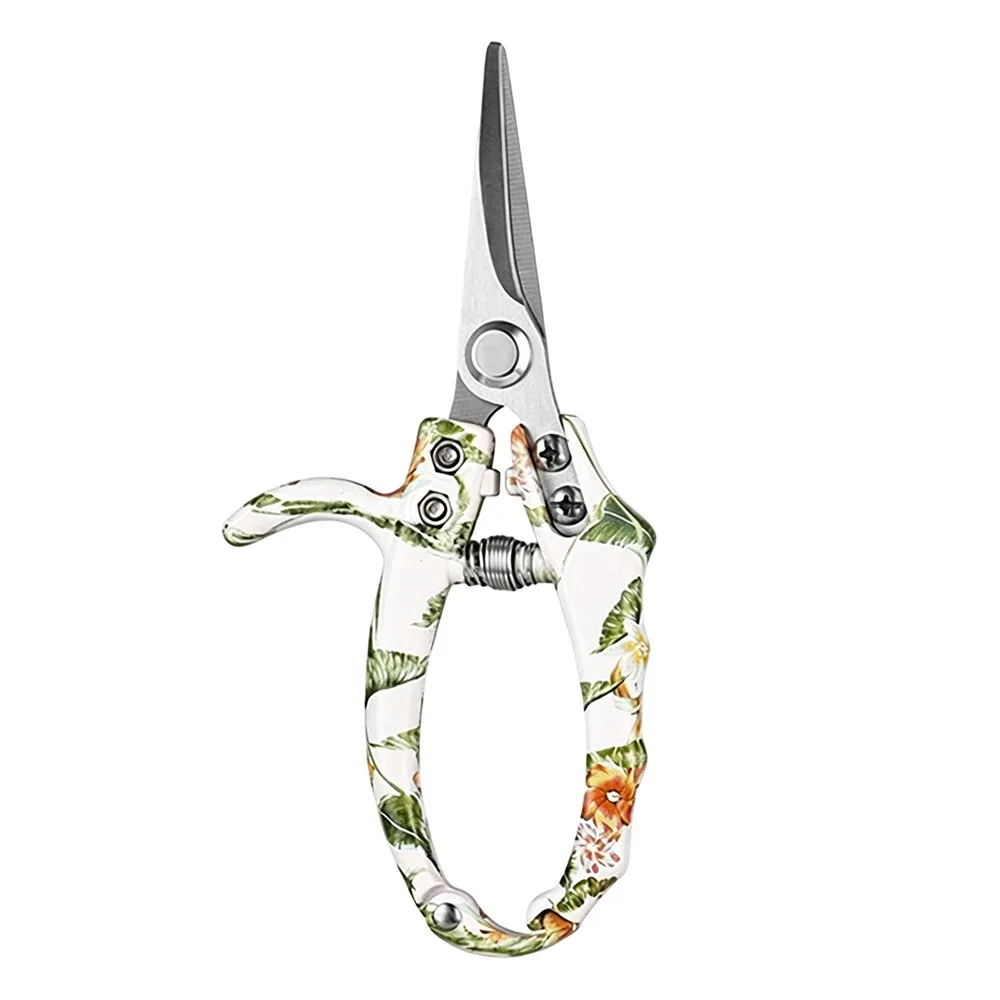 Useful SK5 Steel Pruning Shears Floral Pattern Professional Garden Scissors Effortless Non-slip Handle Branch Cutter Bonsai
Useful SK5 Steel Pruning Shears Floral Pattern Professional Garden Scissors Effortless Non-slip Handle Branch Cutter Bonsai