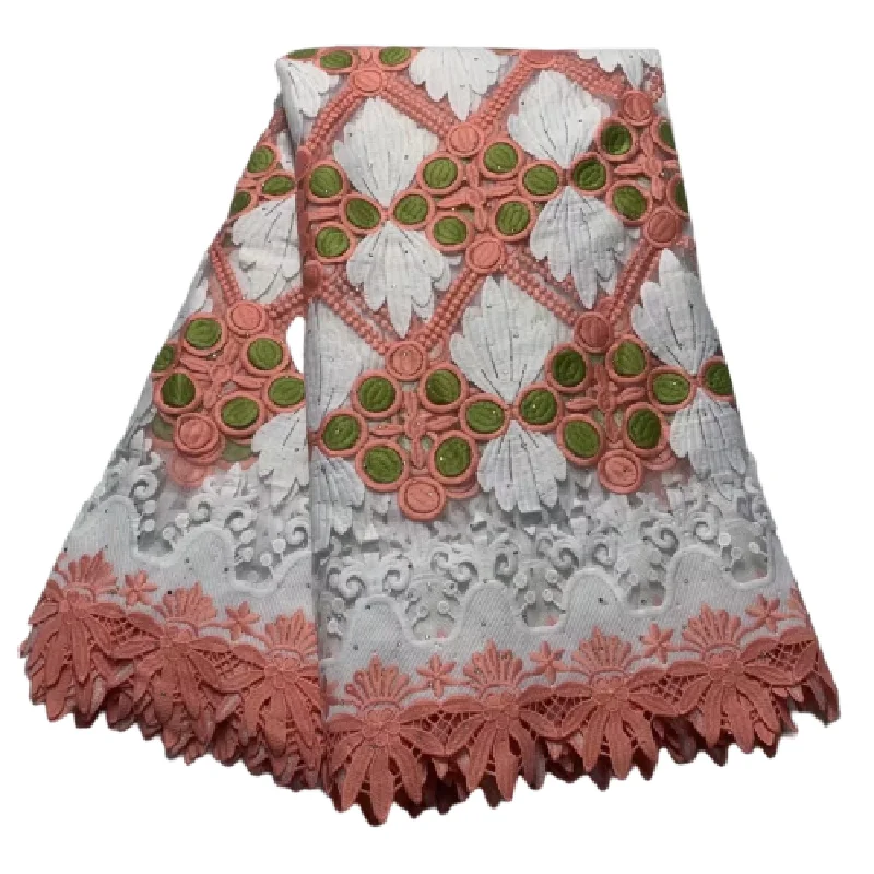 African Lace Fabric 2022 Pink High Quality Guipure cord Lace with Rhinestones Nigerian Lace Fabrics for Wedding Dress
African Lace Fabric 2022 Pink High Quality Guipure cord Lace with Rhinestones Nigerian Lace Fabrics for Wedding Dress