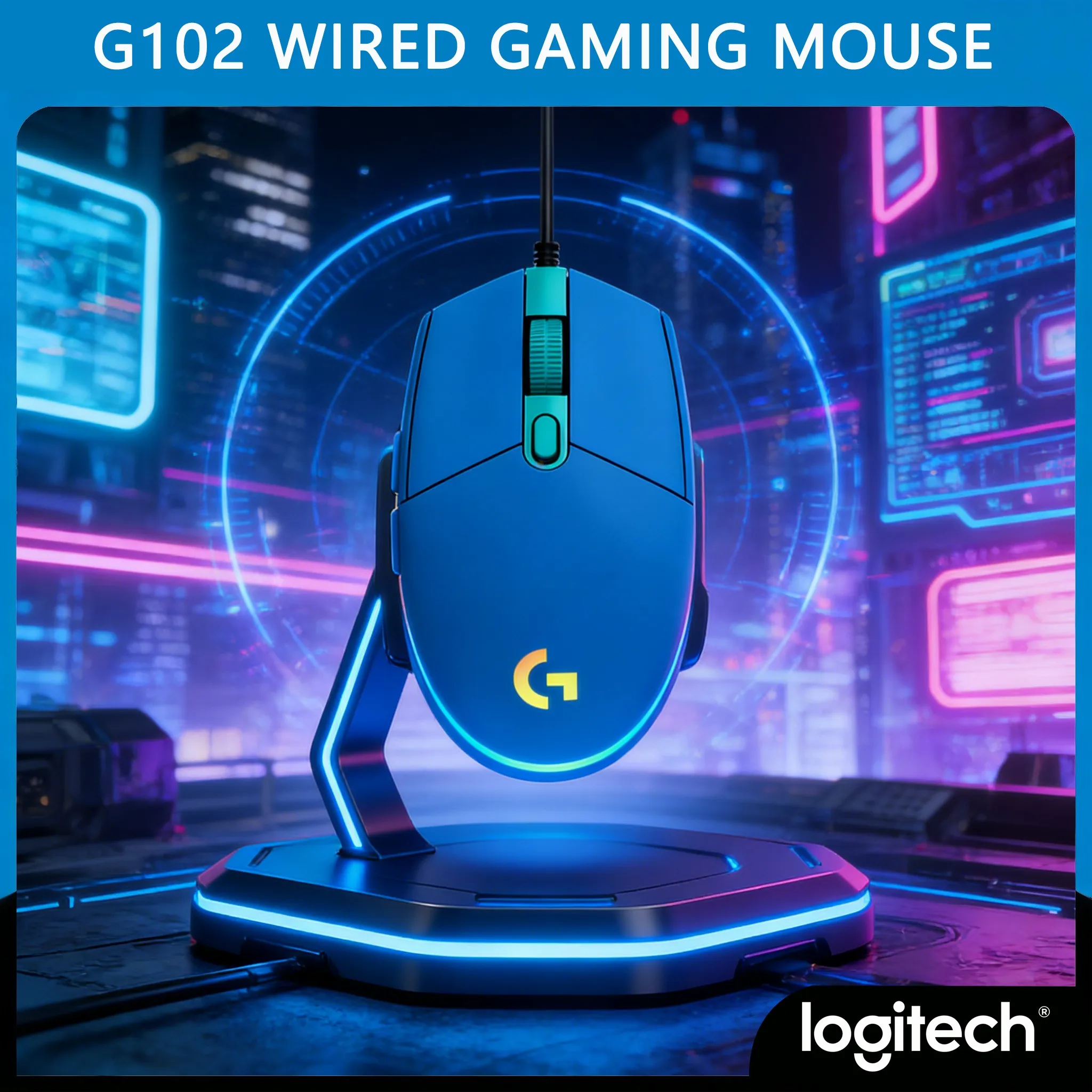 Logitech G102 - 6 Buttons, Endless Possibilities
Logitech G102 - 6 Buttons, Endless Possibilities