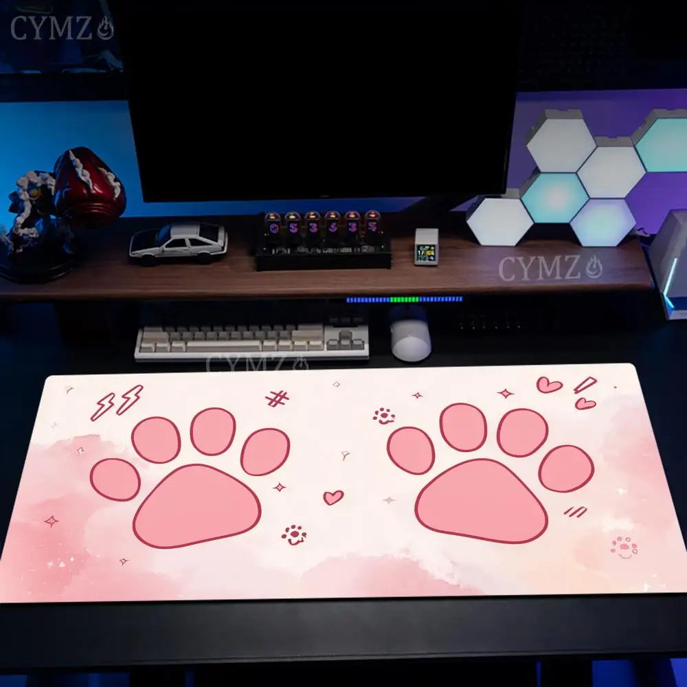 Pink cute cat paw Mouse Pad Desk Mat Large Computer Office Carpet xxl mousepad Gamer gaming pc accessories Keyboard Rug
Pink cute cat paw Mouse Pad Desk Mat Large Computer Office Carpet xxl mousepad Gamer gaming pc accessories Keyboard Rug