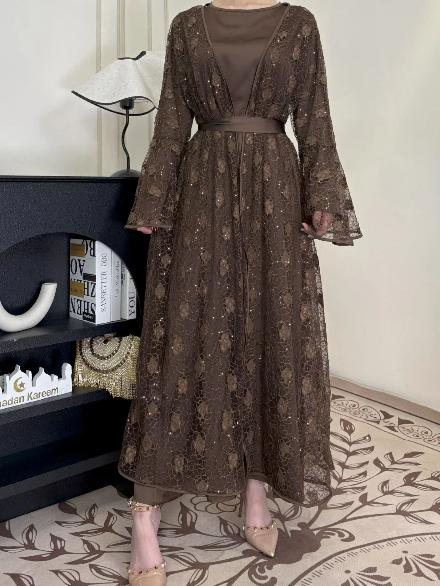 Eid Women Dress Muslim Abaya 2 Piece Set Lace Vestidos Largos Party Caftan Jalabiya Ramadan Long Dresses Kaftan Arab Robe 2025
Eid Women Dress Muslim Abaya 2 Piece Set Lace Vestidos Largos Party Caftan Jalabiya Ramadan Long Dresses Kaftan Arab Robe 2025