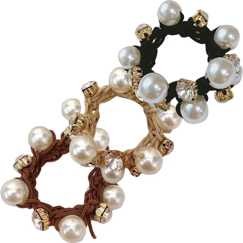 3pcs Pearl Elastic Ties For Women Fashion Ponytail Holder Soft Hair Ropes Pearl Hair Girl Headdress Accessories
3pcs Pearl Elastic Ties For Women Fashion Ponytail Holder Soft Hair Ropes Pearl Hair Girl Headdress Accessories