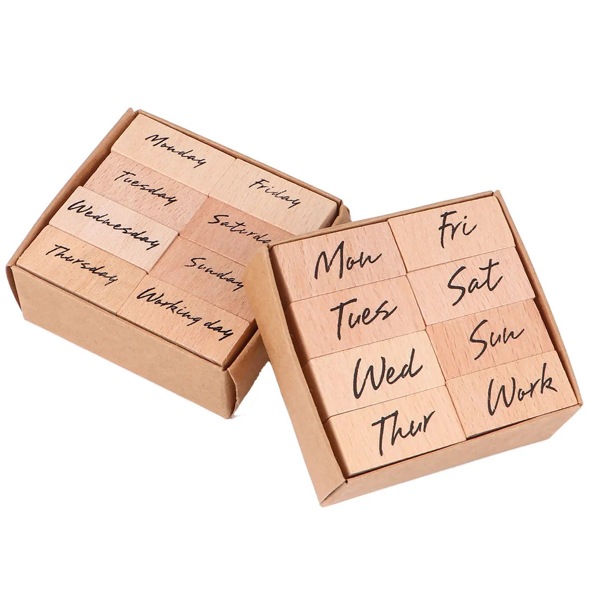 16 Pcs Wooden Stamp Set Crafts Gifts Stationery Daily Necessities Rubber Week Letter Seals DIY Scrapbook Decor Easy Washing
16 Pcs Wooden Stamp Set Crafts Gifts Stationery Daily Necessities Rubber Week Letter Seals DIY Scrapbook Decor Easy Washing