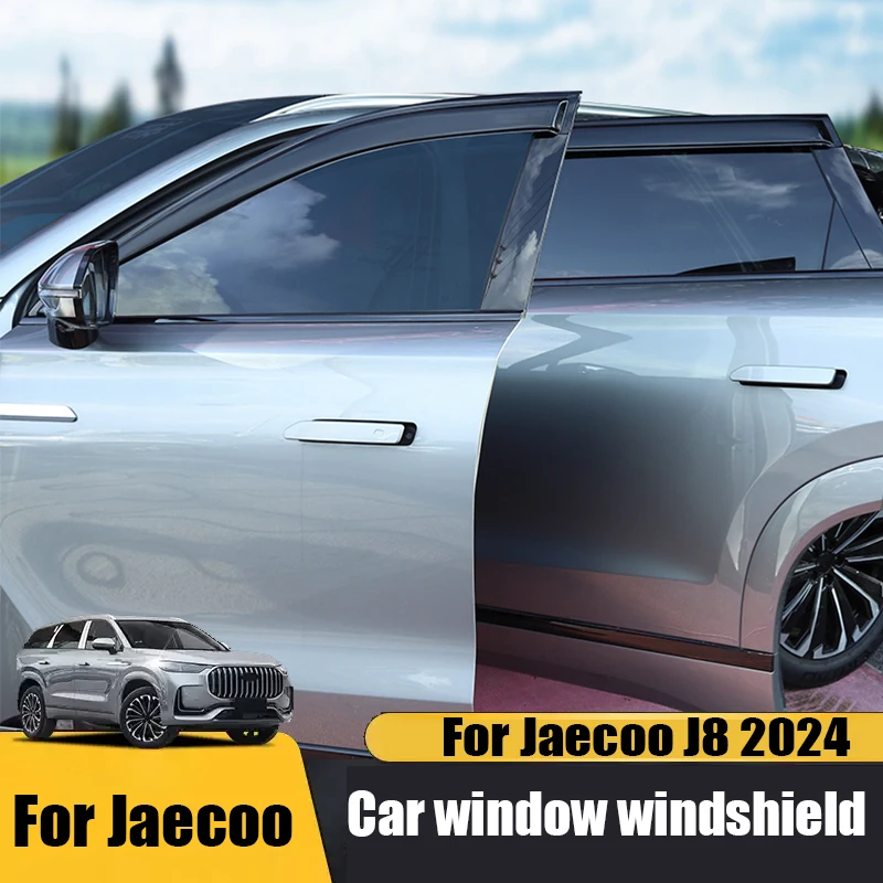 Для Jaecoo J8 2024, защищенный от атмосферных воздействий черный внешний дефлектор воды для окна автомобиля
Для Jaecoo J8 2024, защищенный от атмосферных воздействий черный внешний дефлектор воды для окна автомобиля