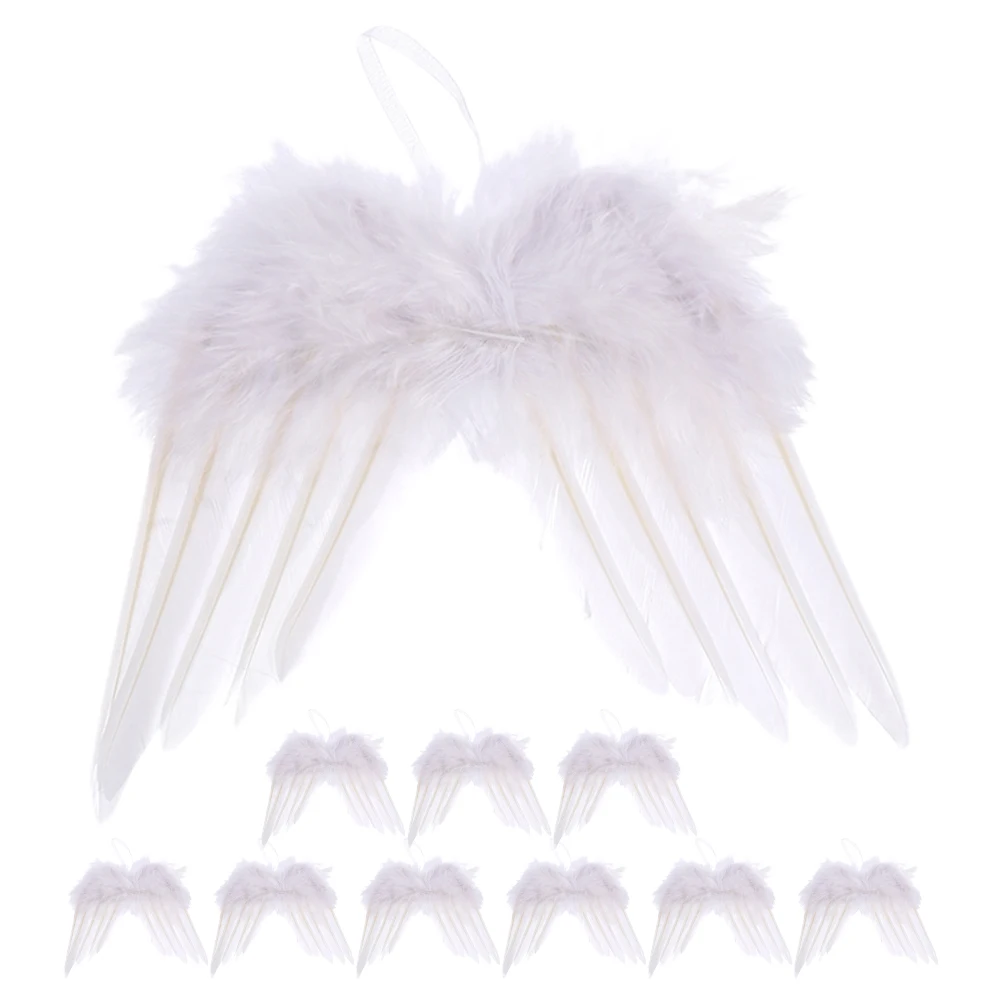 10pcs Hanging naments Christmas Tree Angel Wings For Crafts Decor Plume Wings Pendant Christmas Tree Decor Home Car Gifts
10pcs Hanging naments Christmas Tree Angel Wings For Crafts Decor Plume Wings Pendant Christmas Tree Decor Home Car Gifts