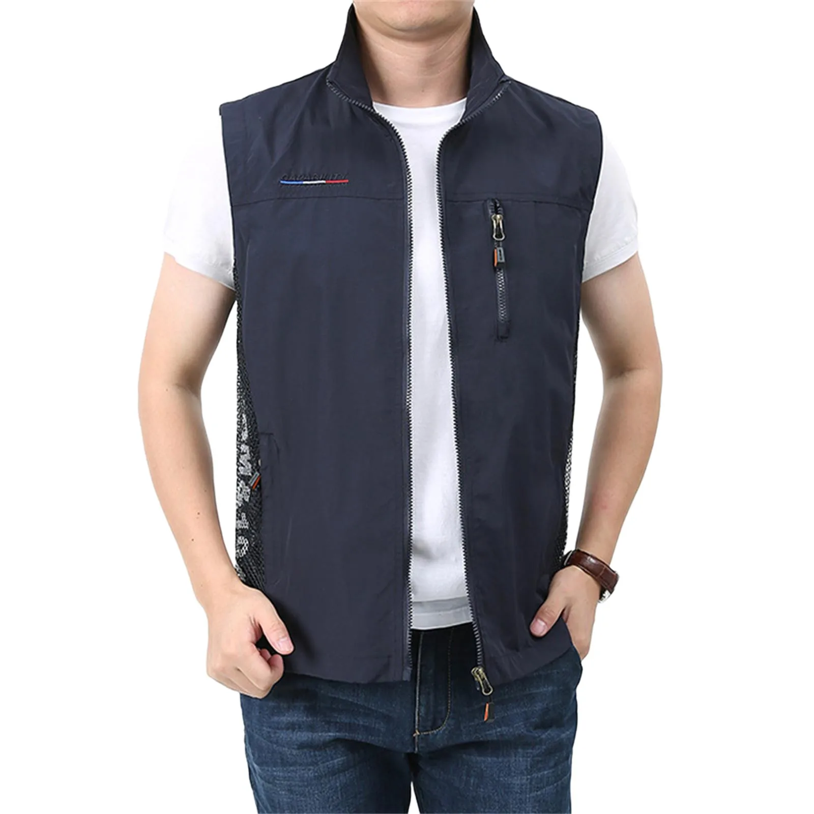 Spring And Summer Men's Thin Jacket Outdoor Zipper Fishing Photography Sleeveless Vest Quick-drying Travel Hiking Waistcoat
Spring And Summer Men's Thin Jacket Outdoor Zipper Fishing Photography Sleeveless Vest Quick-drying Travel Hiking Waistcoat