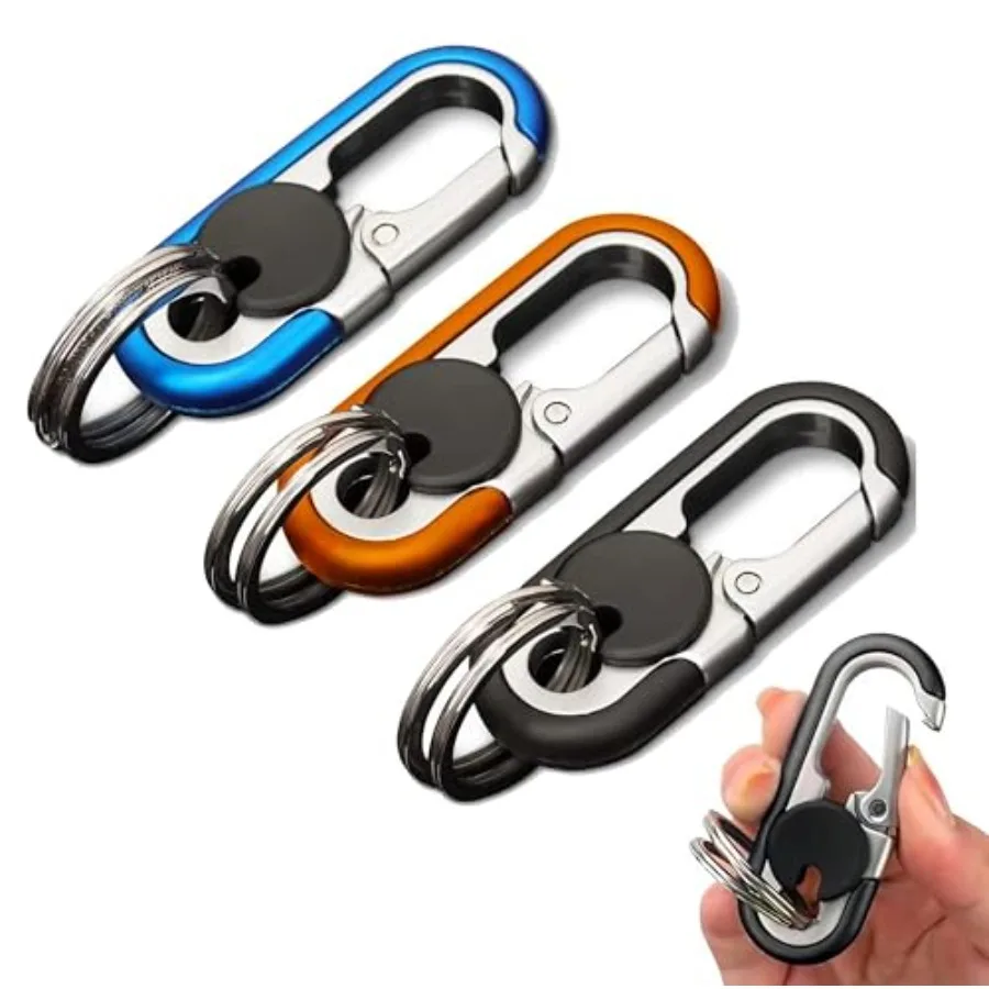CHRIS GOOD Men's Car Key Chain 3pcs Personalized Creative Stainless Steel Car Keychain for Men Black
CHRIS GOOD Men's Car Key Chain 3pcs Personalized Creative Stainless Steel Car Keychain for Men Black