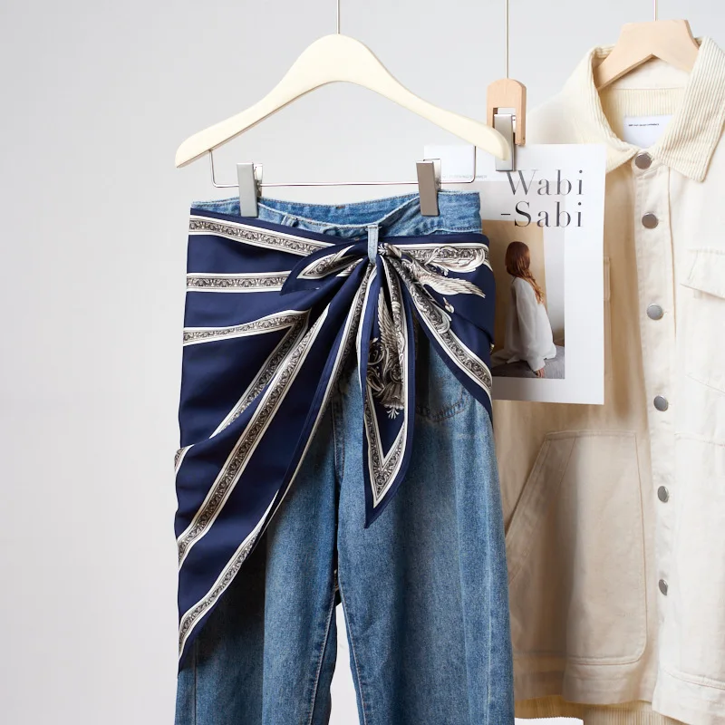 Солнцезащитный пояс-шарф для женщин, элегантный охлаждающий треугольный платок из твила под шелк, многофункциональный аксессуар для моды
Солнцезащитный пояс-шарф для женщин, элегантный охлаждающий треугольный платок из твила под шелк, многофункциональный аксессуар для моды