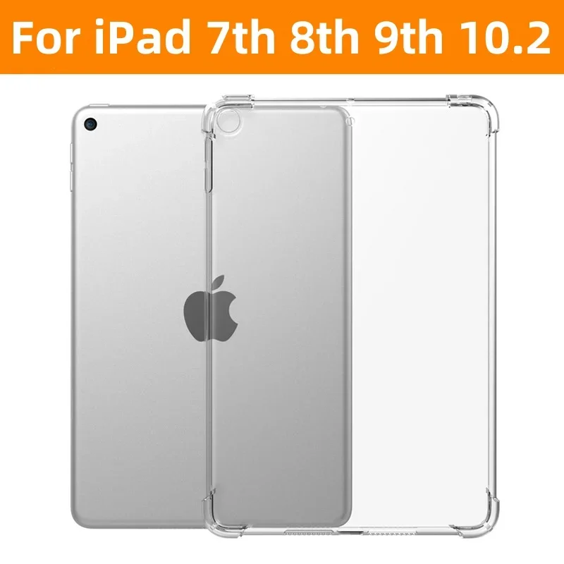 Transparent Soft Silicone Case for iPad 10.2 Inch Compatible with 7th 8th 9th Generation (2019 2020 2021) Protective Cover
Transparent Soft Silicone Case for iPad 10.2 Inch Compatible with 7th 8th 9th Generation (2019 2020 2021) Protective Cover
