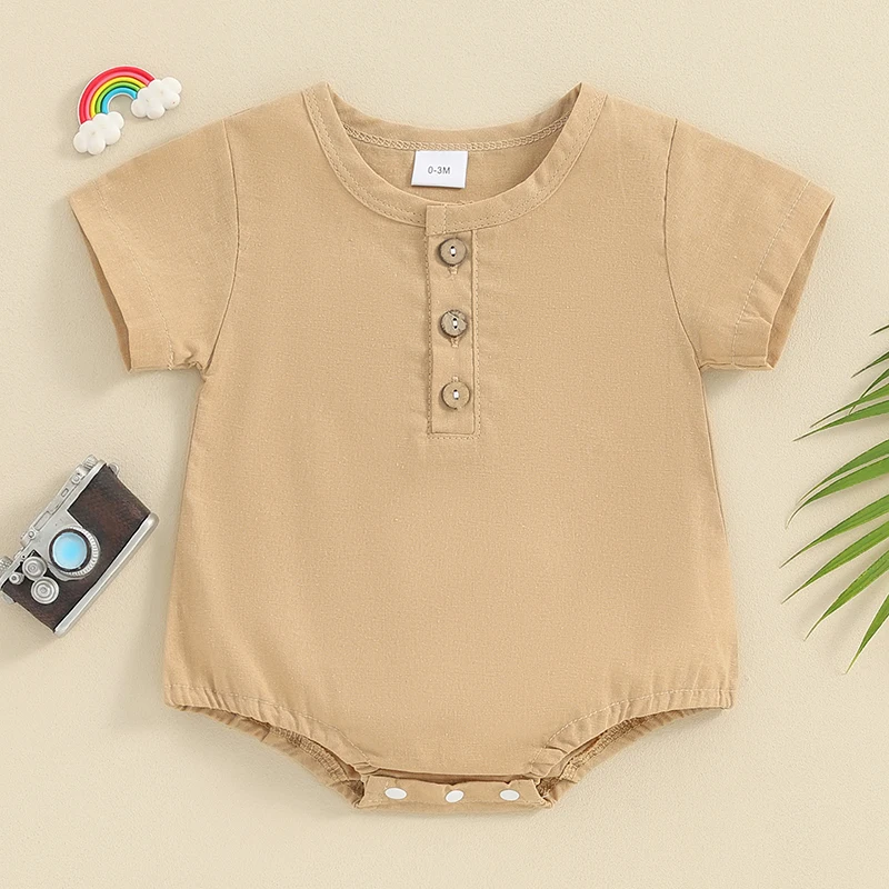 Newborn Baby Girl Boy Summer Romper Outfit Unisex Solid Color Bodysuit Cotton Short Sleeve Infant Clothes
Newborn Baby Girl Boy Summer Romper Outfit Unisex Solid Color Bodysuit Cotton Short Sleeve Infant Clothes
