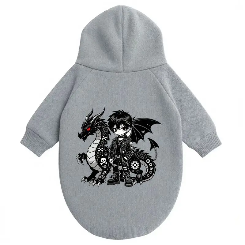 Dog Hoodie Anime Boy Dragon Print Pet Spring Autumn Coat Cozy Breathable
Dog Hoodie Anime Boy Dragon Print Pet Spring Autumn Coat Cozy Breathable