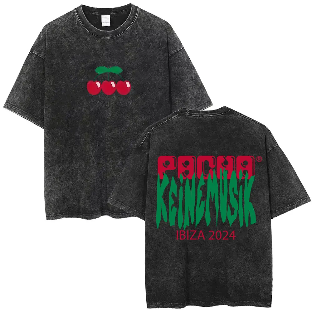 Vintage Washed Summer Keinemusik X Pacha T-shirt Men Casual Cotton Short Sleeve T-shirts Male Oversized T Shirt Hip Hop Clothing
Vintage Washed Summer Keinemusik X Pacha T-shirt Men Casual Cotton Short Sleeve T-shirts Male Oversized T Shirt Hip Hop Clothing
