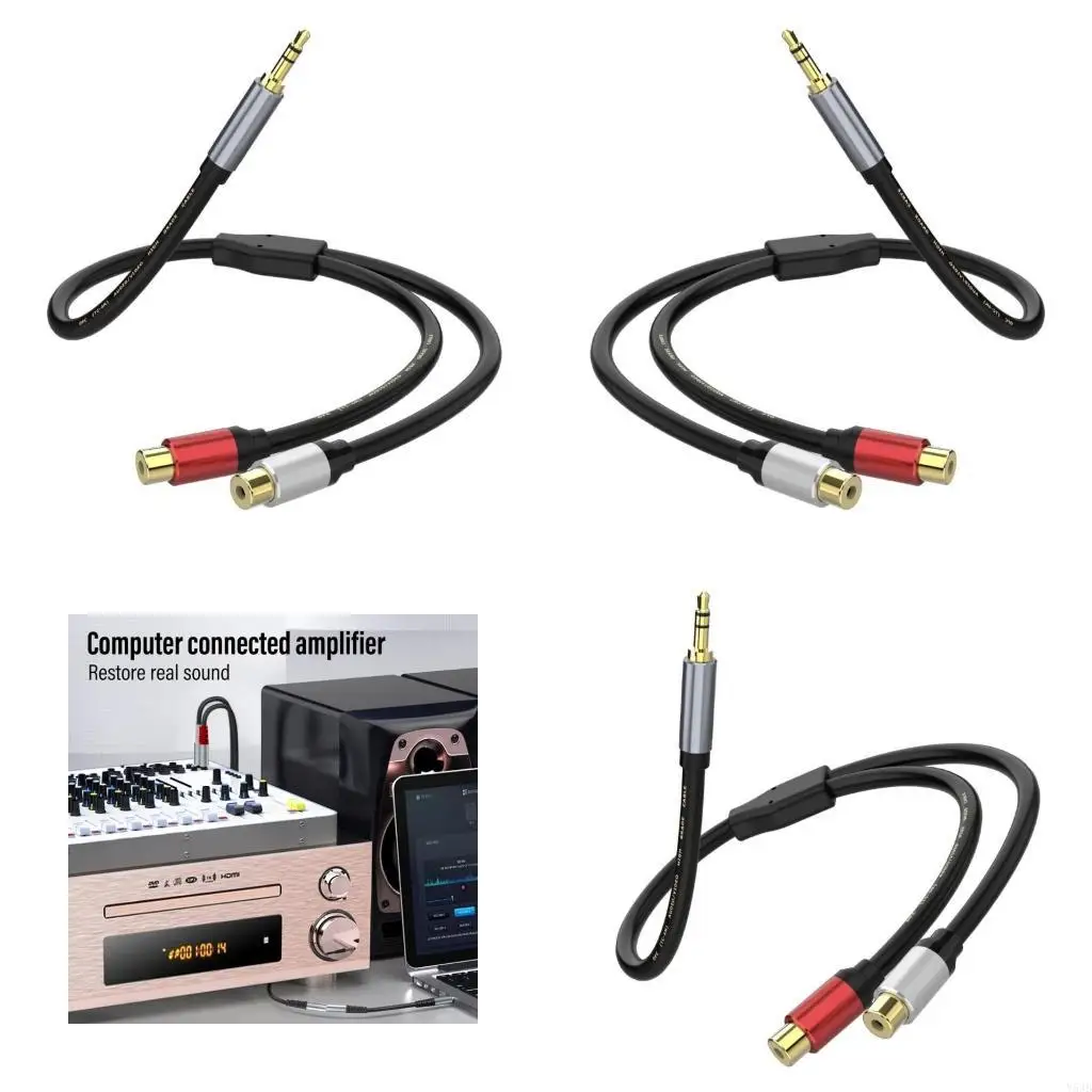 Y5JB 3,5 мм AUXS до 2RCA Кабель от 3,5 мм до 2RCA Audios Cable для высоких вершин звук в домашних аудио и развлекательных
Y5JB 3,5 мм AUXS до 2RCA Кабель от 3,5 мм до 2RCA Audios Cable для высоких вершин звук в домашних аудио и развлекательных