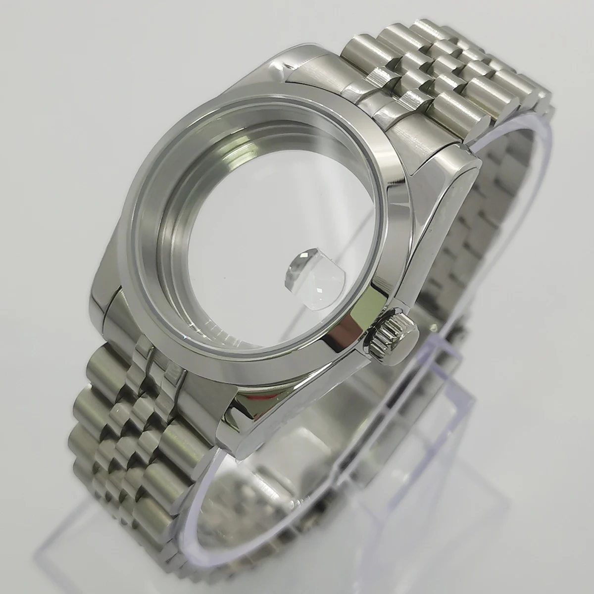 NH35 Case 36mm/39mm watch case 10BARS sapphire Glass jubilee bracelet fit NH35 NH36 ETA2824 2836 DG2813 3804 Miyota8215 movement
NH35 Case 36mm/39mm watch case 10BARS sapphire Glass jubilee bracelet fit NH35 NH36 ETA2824 2836 DG2813 3804 Miyota8215 movement