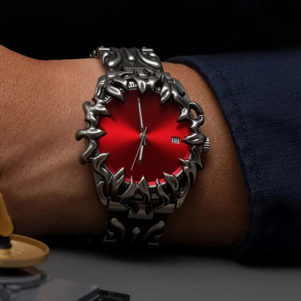 Лидер продаж Y2K AAA оригинальные кварцевые часы мужские антикварные алебастровые когти демона светящиеся горячие средневековые уникальные креативные мужские часы
Лидер продаж Y2K AAA оригинальные кварцевые часы мужские антикварные алебастровые когти демона светящиеся горячие средневековые уникальные креативные мужские часы