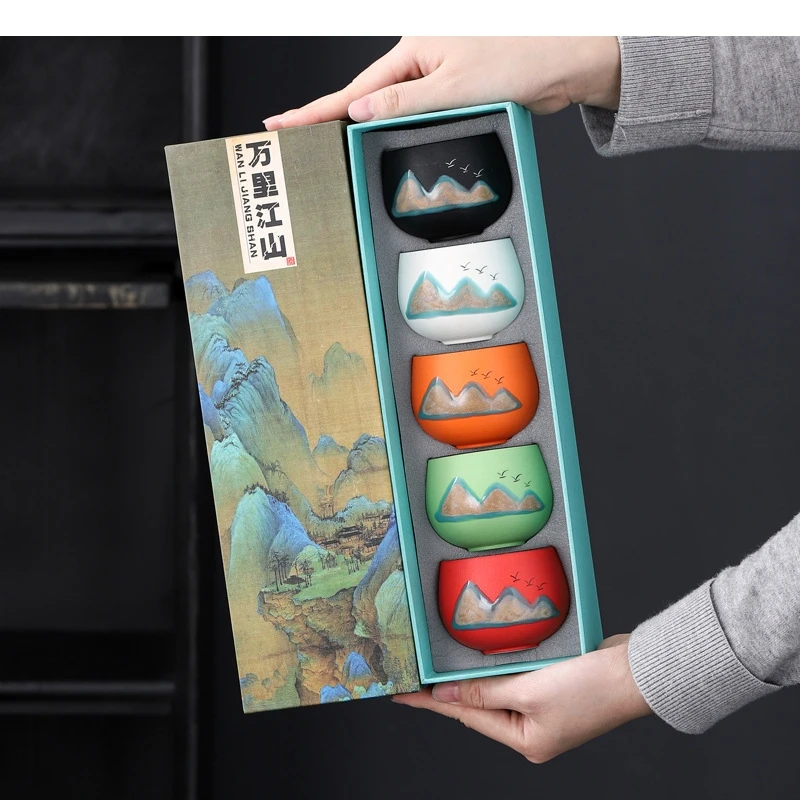 Hand-painted Ceramic Teacup Set Office Drinking Tea Cup Chinese Ceremony Accessories Business Handheld Gift
Hand-painted Ceramic Teacup Set Office Drinking Tea Cup Chinese Ceremony Accessories Business Handheld Gift