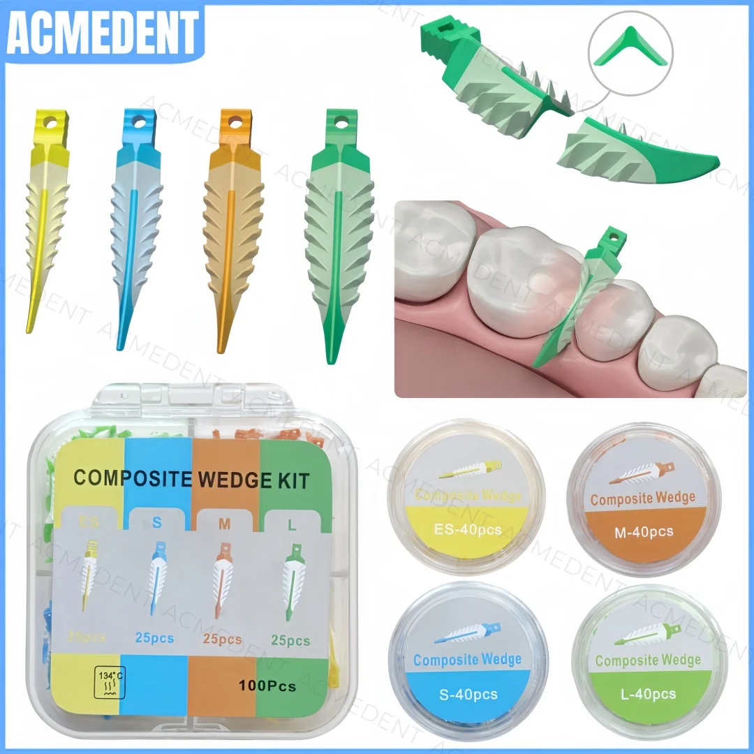 ES/S/M/L Dental Interdental Wedges Sealing Composite Wedge Silicone Suitable Adaptive Dentist Material for Tooth Restoration
ES/S/M/L Dental Interdental Wedges Sealing Composite Wedge Silicone Suitable Adaptive Dentist Material for Tooth Restoration