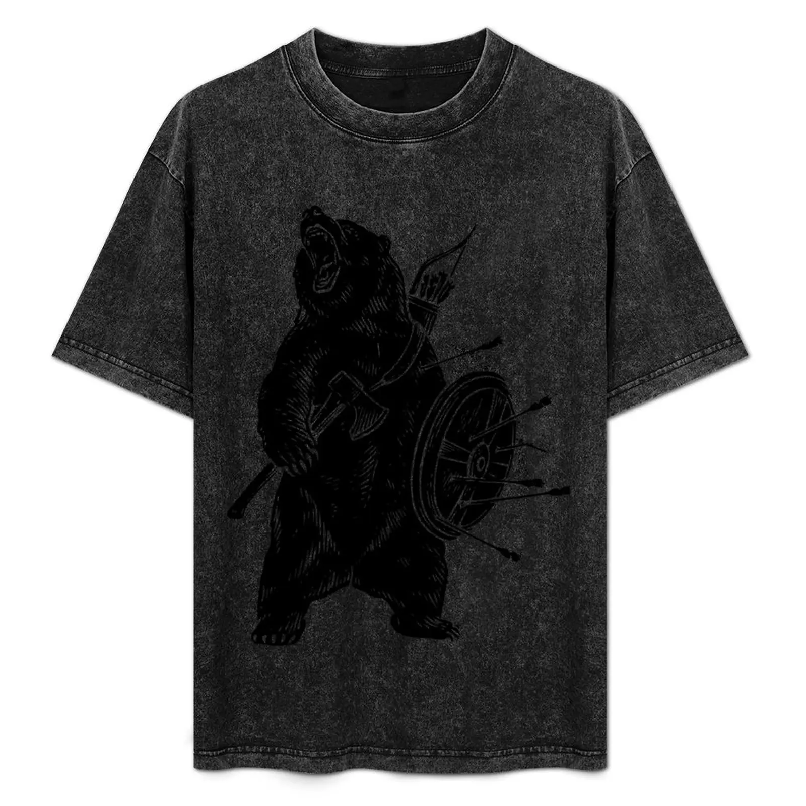 Viking Bear T-Shirt Casual Loose Short Sleeve Tee for Men
Viking Bear T-Shirt Casual Loose Short Sleeve Tee for Men