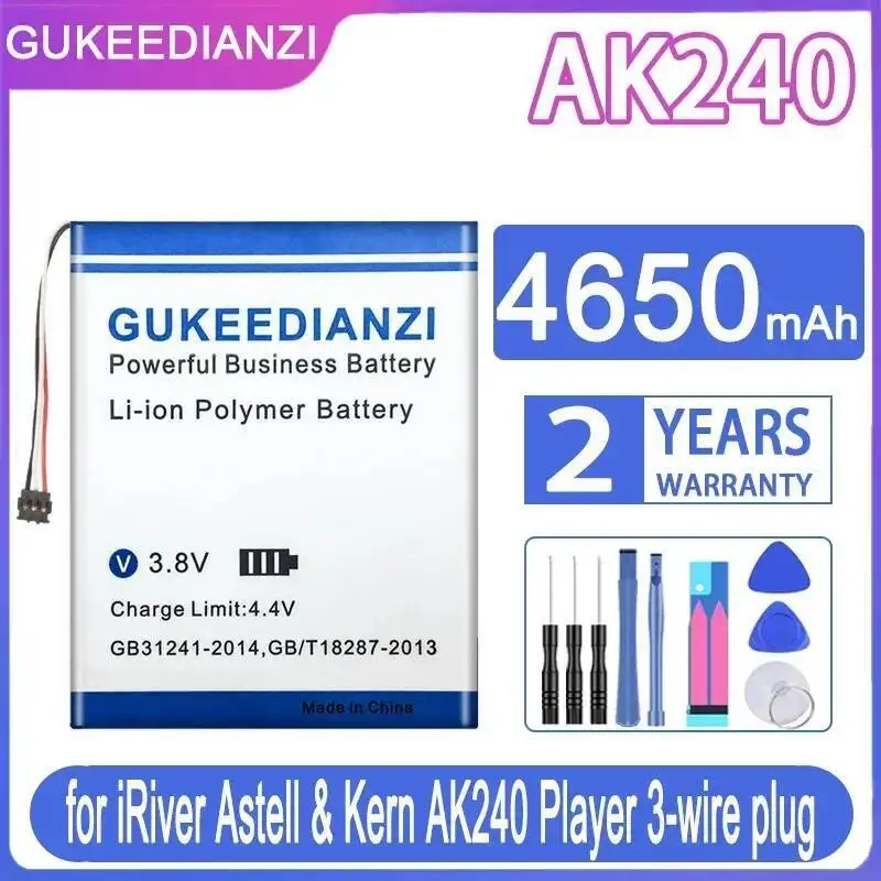 Premium Replacement Good Low-Temperature Performance For Iriver Astell & Kern AK240 3-Wire Plug 3Line Player Battery 4650Mah
Premium Replacement Good Low-Temperature Performance For Iriver Astell & Kern AK240 3-Wire Plug 3Line Player Battery 4650Mah