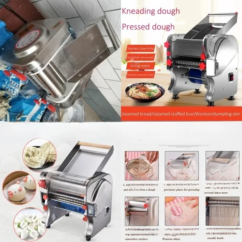 Electric Noodle Pressing Machine Stainless Steel Pasta Maker Multifunctional Noodle Rolling Machine
Electric Noodle Pressing Machine Stainless Steel Pasta Maker Multifunctional Noodle Rolling Machine