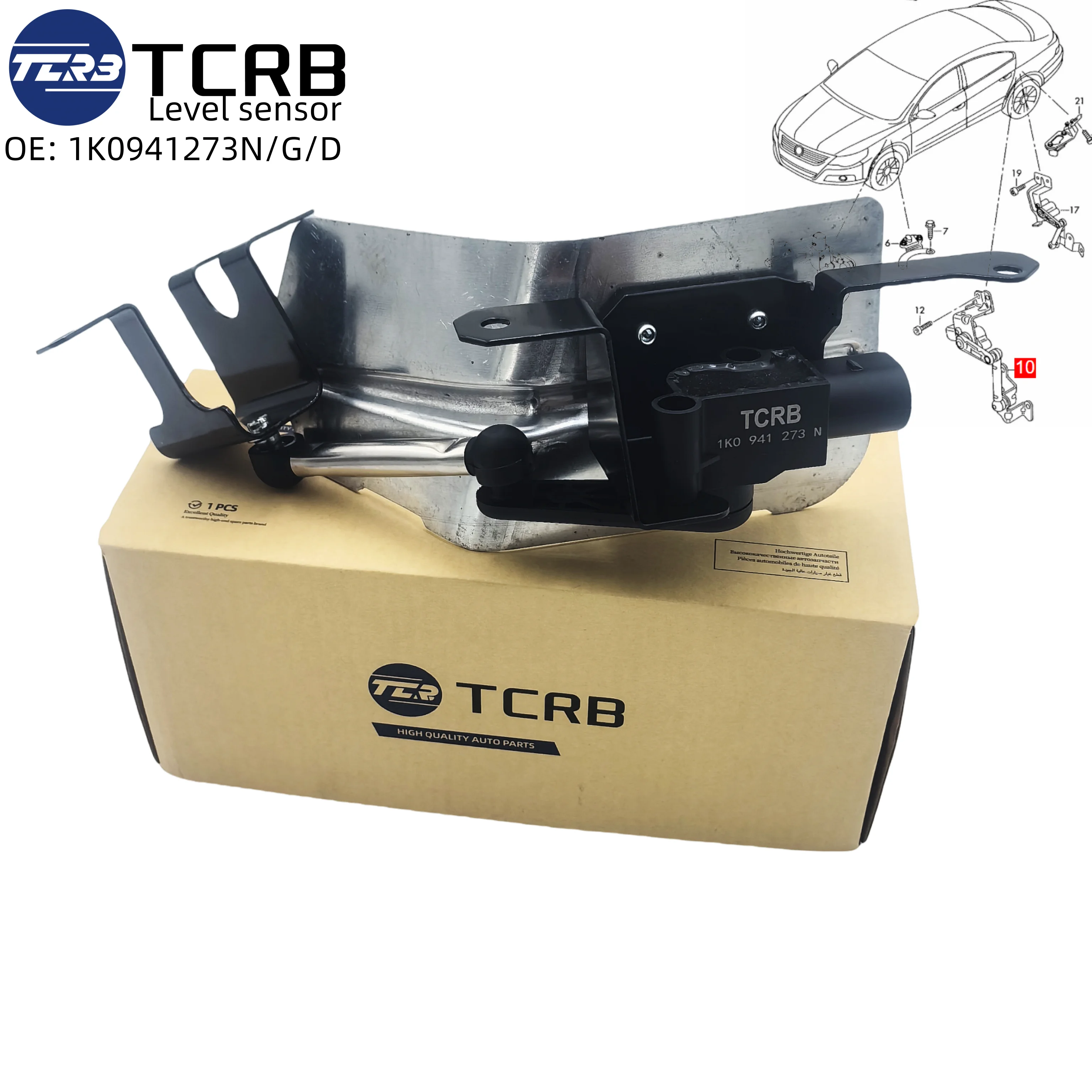 TCRB Brand New Real Headlight Leveling Adjust Sensor 1K0941273N Height Level Sensor For 1K0 941 273 N
TCRB Brand New Real Headlight Leveling Adjust Sensor 1K0941273N Height Level Sensor For 1K0 941 273 N