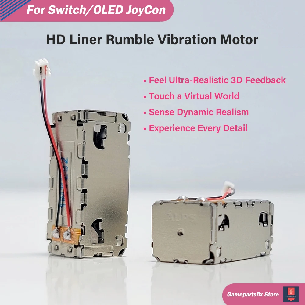 2/4/10pcs Original HD Liner Vibration Motor Rumble for Nintendo Switch Joy-Con Replacement OLED JoyCon HD Rumble Motor for ALPS
2/4/10pcs Original HD Liner Vibration Motor Rumble for Nintendo Switch Joy-Con Replacement OLED JoyCon HD Rumble Motor for ALPS