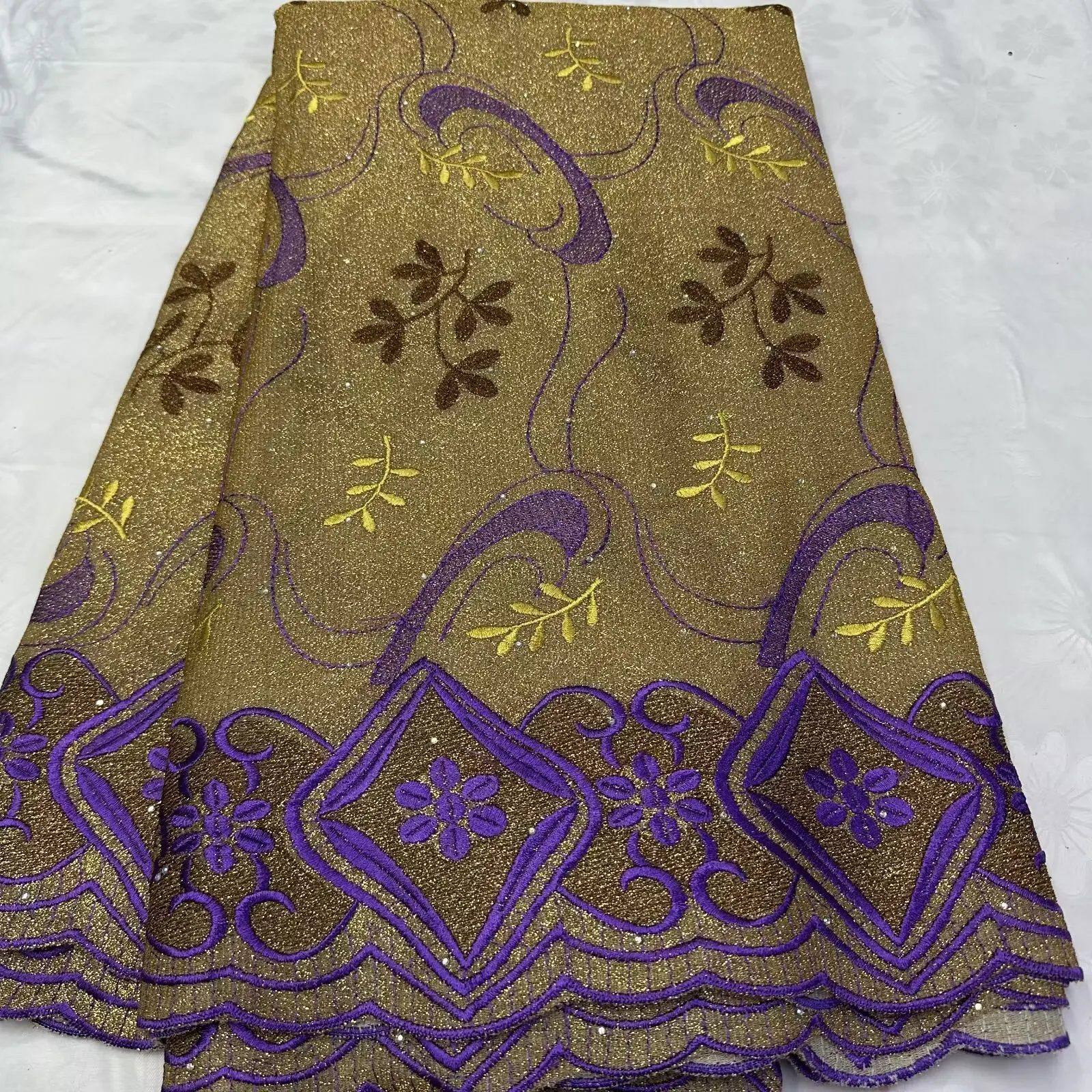 2025 Double-layer bright wire mesh fabric embroidery High Quality Nigerian Dry Lace Fabrics With Wedding JJ3
2025 Double-layer bright wire mesh fabric embroidery High Quality Nigerian Dry Lace Fabrics With Wedding JJ3