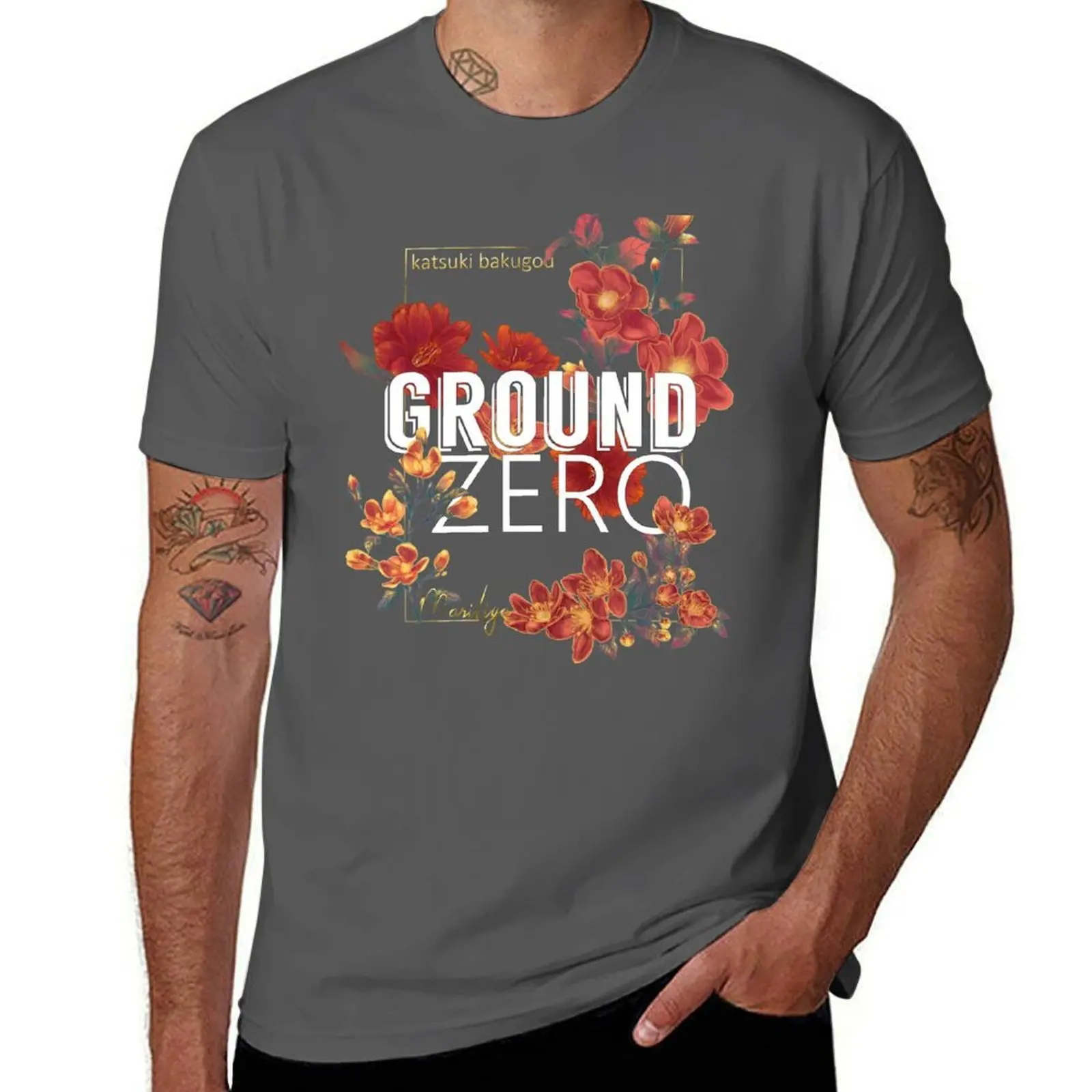Bakugo - floral hero T-Shirt Simple Casual Short Sleeve Tee
Bakugo - floral hero T-Shirt Simple Casual Short Sleeve Tee