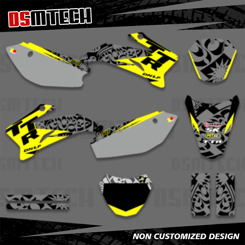 DSMTECH мотоциклетные фоны, набор наклеек для YAMAHA TTR110 TTR 110 2008-2021, номер, имя на заказ
DSMTECH мотоциклетные фоны, набор наклеек для YAMAHA TTR110 TTR 110 2008-2021, номер, имя на заказ