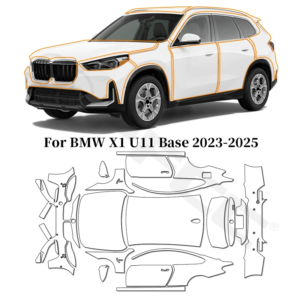 TPU Paint Protective Film Anti-Scratch Car Body Clear Bra Pre-cut PPF For BMW X1 U11 Base 2023-2025 Sticker Accessories
TPU Paint Protective Film Anti-Scratch Car Body Clear Bra Pre-cut PPF For BMW X1 U11 Base 2023-2025 Sticker Accessories