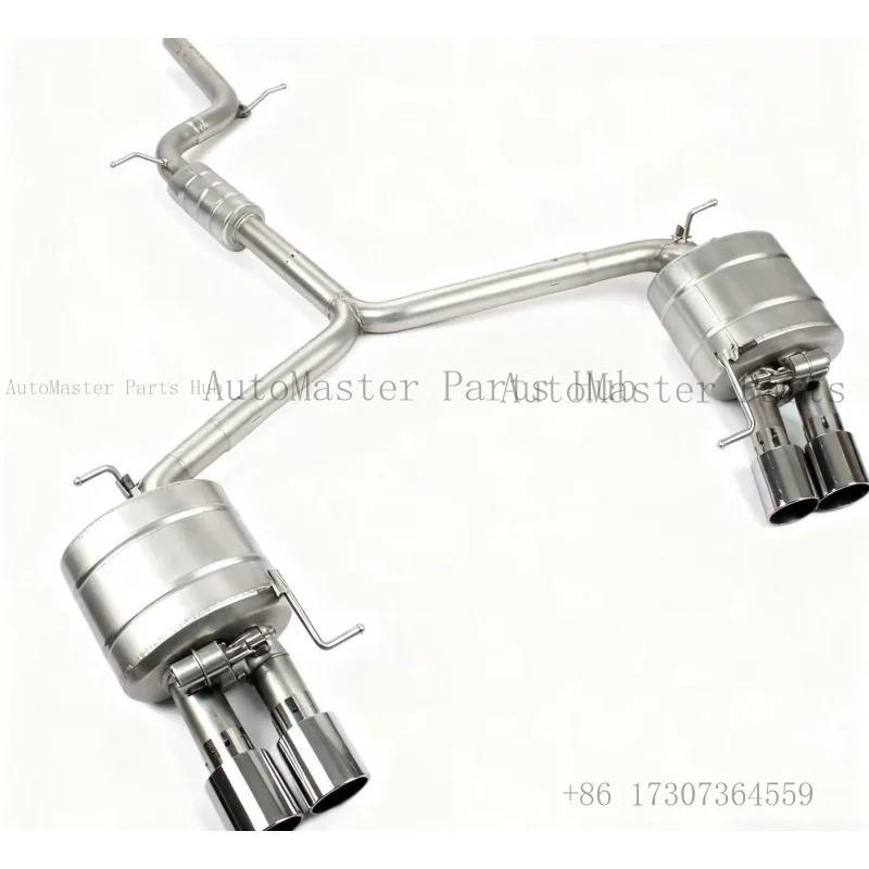 Высокопроизводительная выхлопная система Catback из нержавеющей стали 1,5 мм с зеркальной полировкой и клапанами для Audi A6 2.0T C7
Высокопроизводительная выхлопная система Catback из нержавеющей стали 1,5 мм с зеркальной полировкой и клапанами для Audi A6 2.0T C7