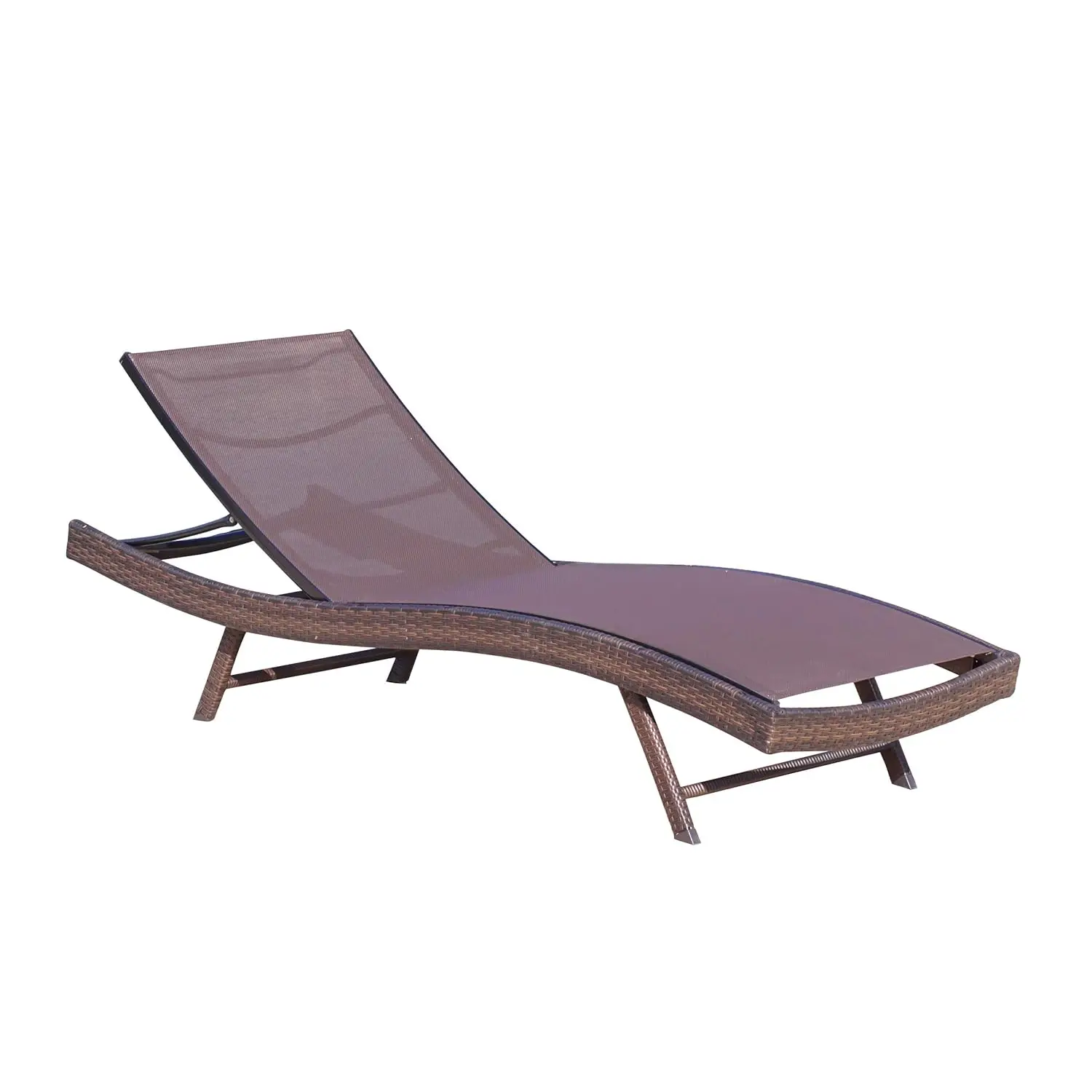 Textilene Chaise Lounge Outdoor Reclining Pool Patio Garden Furniture Brown Weather Resistant, Customized
Textilene Chaise Lounge Outdoor Reclining Pool Patio Garden Furniture Brown Weather Resistant, Customized