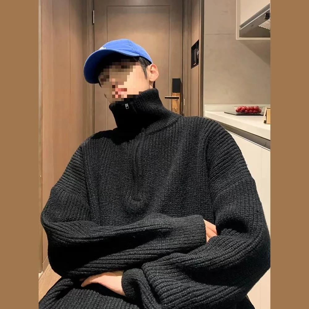 Men's Loose Fit f Zip Knitwear Simple Color Hoodie Casual Long Sve Sweater with Zipper for Youth in China
Men's Loose Fit f Zip Knitwear Simple Color Hoodie Casual Long Sve Sweater with Zipper for Youth in China