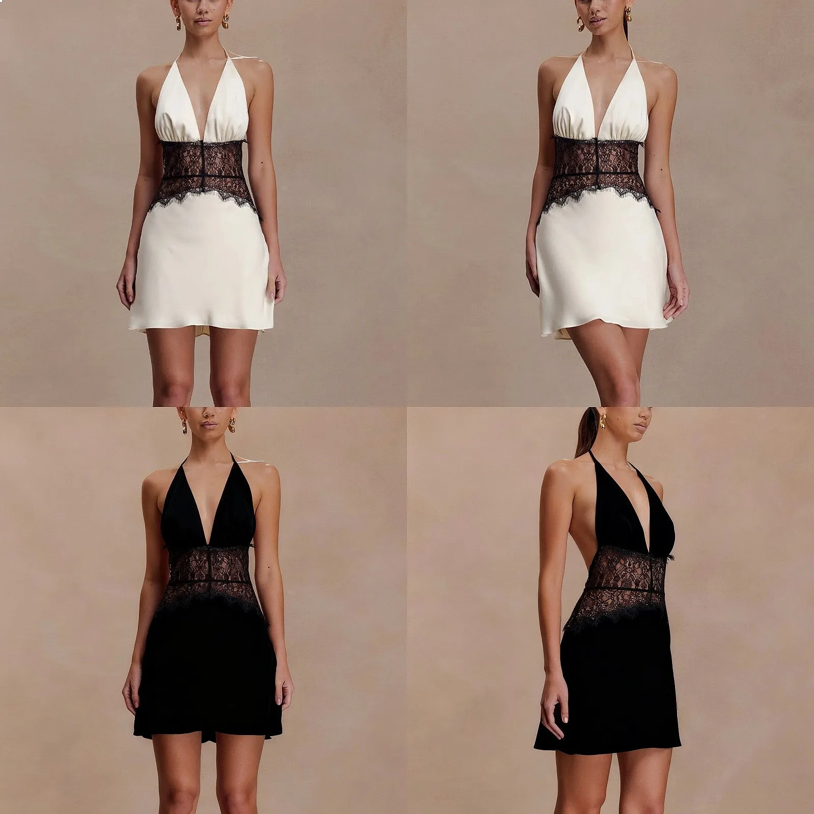 Sexy Lace Hollow Back Bodycon Mini Dress Dresses Summer Spring Fashion Halter Neck Going Out
Sexy Lace Hollow Back Bodycon Mini Dress Dresses Summer Spring Fashion Halter Neck Going Out
