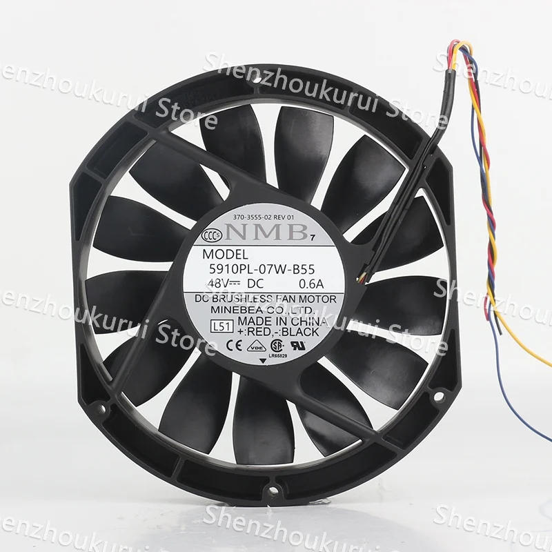 New original NMB 17025 DC48V 0.6A 17CM inverter Ultra-thin four-wire 170X170X25MM 5910PL-07W-B55 cooling fan
New original NMB 17025 DC48V 0.6A 17CM inverter Ultra-thin four-wire 170X170X25MM 5910PL-07W-B55 cooling fan