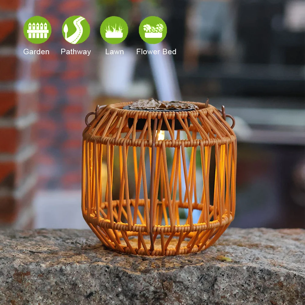 Solar Powered Hollowed Rattan Hanging Light Waterproof Hand Knitted Rattan Chandelier LED for Living Room Bedroom Decoration
Solar Powered Hollowed Rattan Hanging Light Waterproof Hand Knitted Rattan Chandelier LED for Living Room Bedroom Decoration