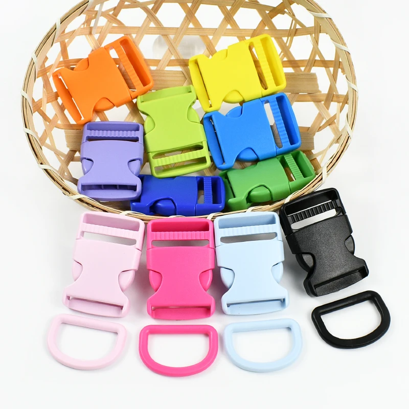 5-20Sets 32/38mm D Ring Plastic Quick Side Release Buckle for Bag Strap Buckles Clasp Webbing Pet Collar Hook DIY Accessories
5-20Sets 32/38mm D Ring Plastic Quick Side Release Buckle for Bag Strap Buckles Clasp Webbing Pet Collar Hook DIY Accessories