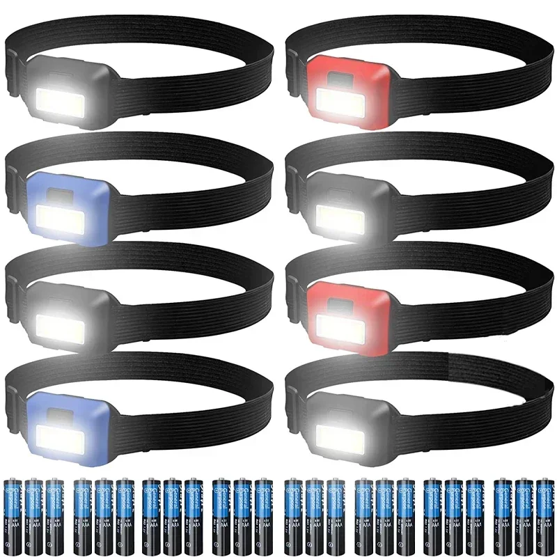 ED Headlamp Flashlight Cob Head Light Bright Head Lamp Waterproof Head with 3 Modes Batteries for Adults Kids Outdoor Camping
ED Headlamp Flashlight Cob Head Light Bright Head Lamp Waterproof Head with 3 Modes Batteries for Adults Kids Outdoor Camping