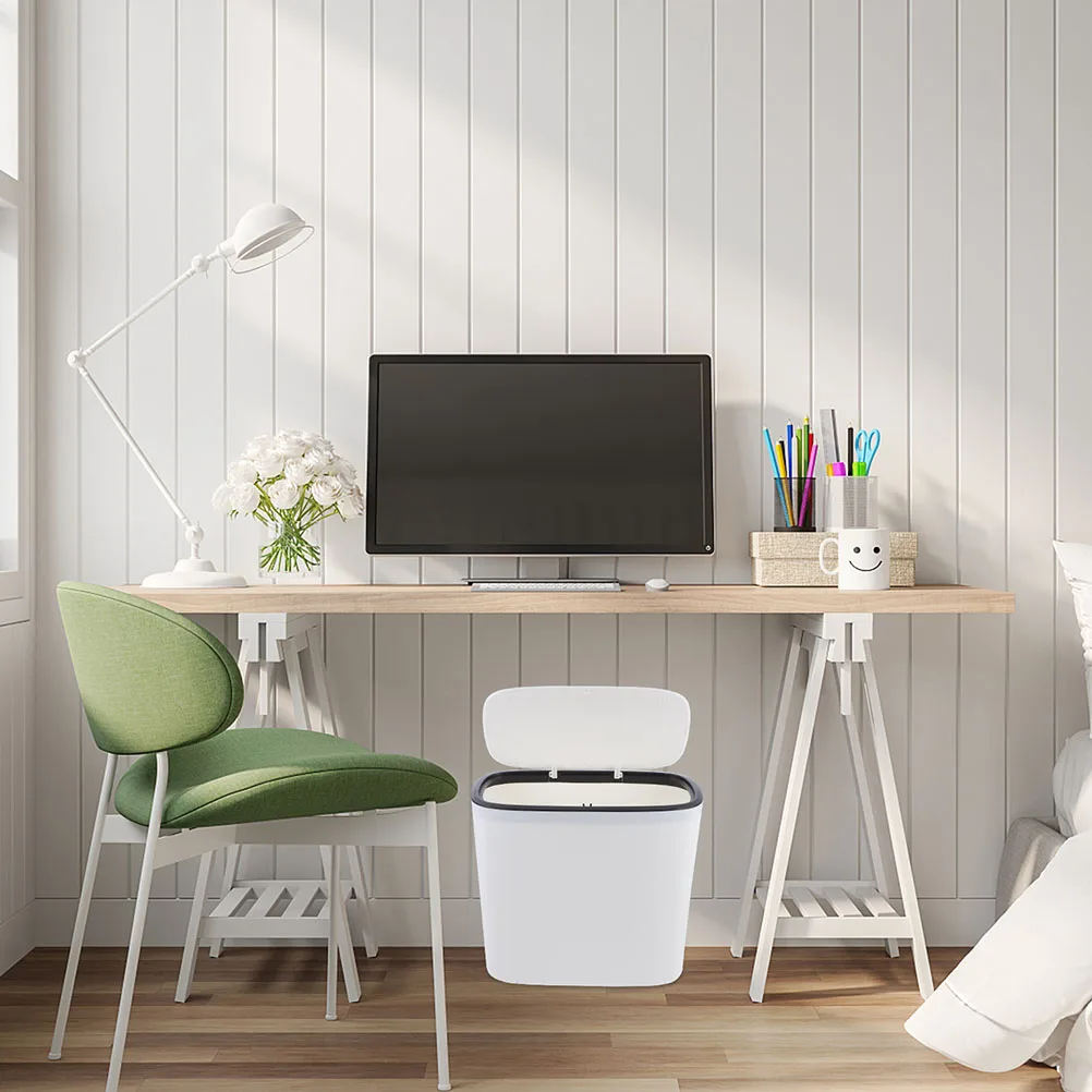 Sturdy Plastic Trash Can Large Capacity Press Type Waste Basket With Lid For Bathroom Bedroom Kitchen Garbage Container Simple
Sturdy Plastic Trash Can Large Capacity Press Type Waste Basket With Lid For Bathroom Bedroom Kitchen Garbage Container Simple