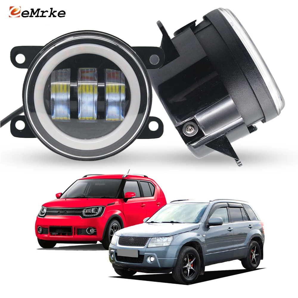 Led Fog Light Angel Eye DRL Driving Lamp for Suzuki Grand Vitara Escudo Ignis Ertiga XL7 Equator Cervo Palette MR Wagon Jimny
Led Fog Light Angel Eye DRL Driving Lamp for Suzuki Grand Vitara Escudo Ignis Ertiga XL7 Equator Cervo Palette MR Wagon Jimny