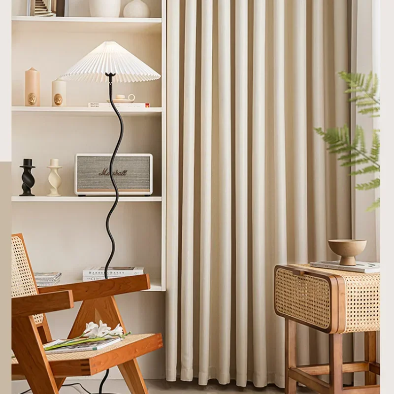 Korean Style Minimalist Luxury Curtains for Living Room Bedroom Dining Room Wheat Grain Texture Customized Tall Blackout Curtain
Korean Style Minimalist Luxury Curtains for Living Room Bedroom Dining Room Wheat Grain Texture Customized Tall Blackout Curtain