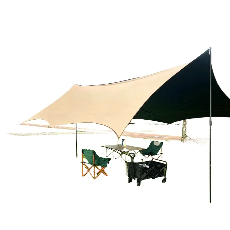 Тент-навес для кемпинга и пикников на открытом воздухе, защита от УФ-излучения, шестиугольный, черный с серебристым отражающим покрытием, утолщенный, для защиты от солнца
Тент-навес для кемпинга и пикников на открытом воздухе, защита от УФ-излучения, шестиугольный, черный с серебристым отражающим покрытием, утолщенный, для защиты от солнца