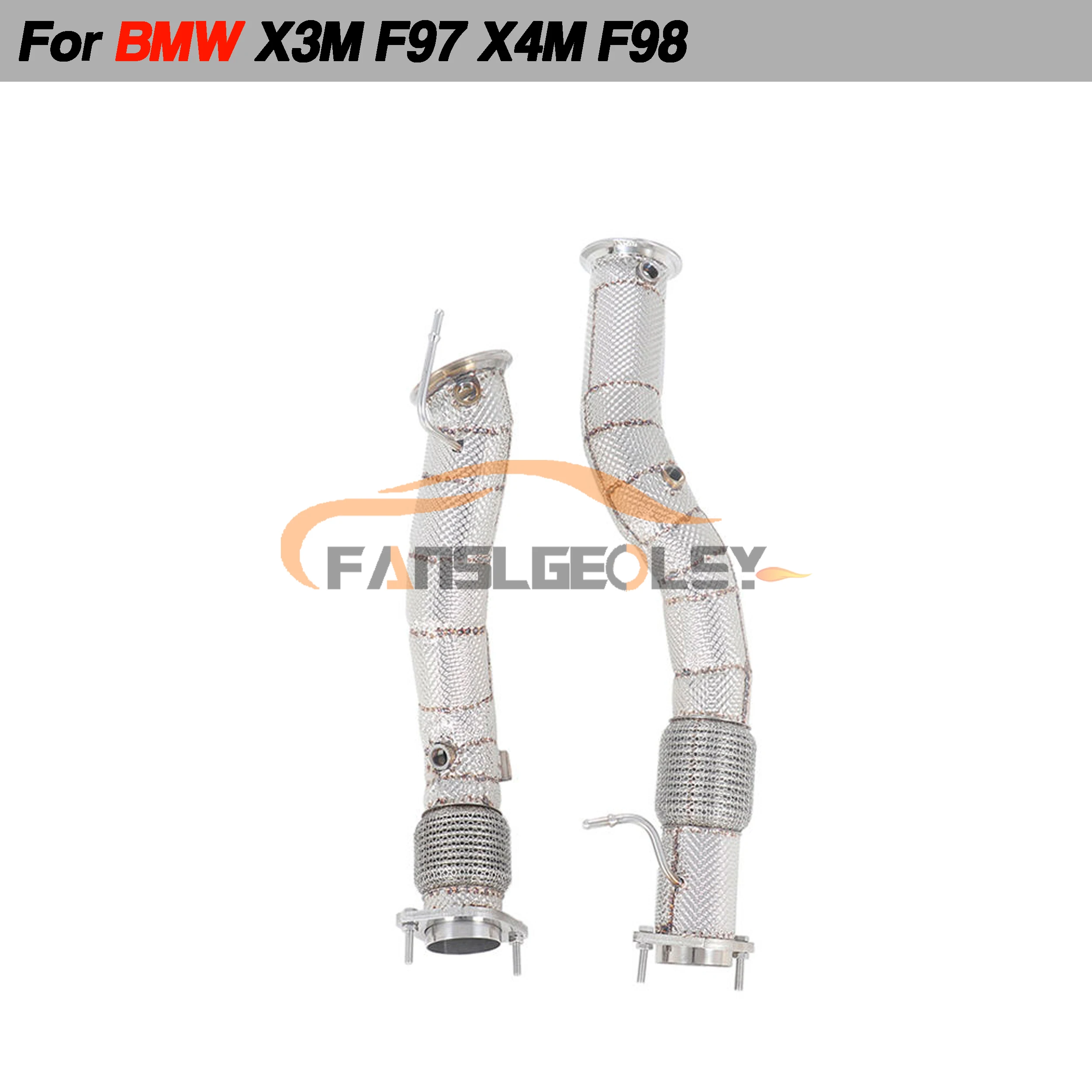 For BMW X3M F97 X4M F98 Steel Downpipe manifold Performance Exhaust System catalytic converter Headers
For BMW X3M F97 X4M F98 Steel Downpipe manifold Performance Exhaust System catalytic converter Headers