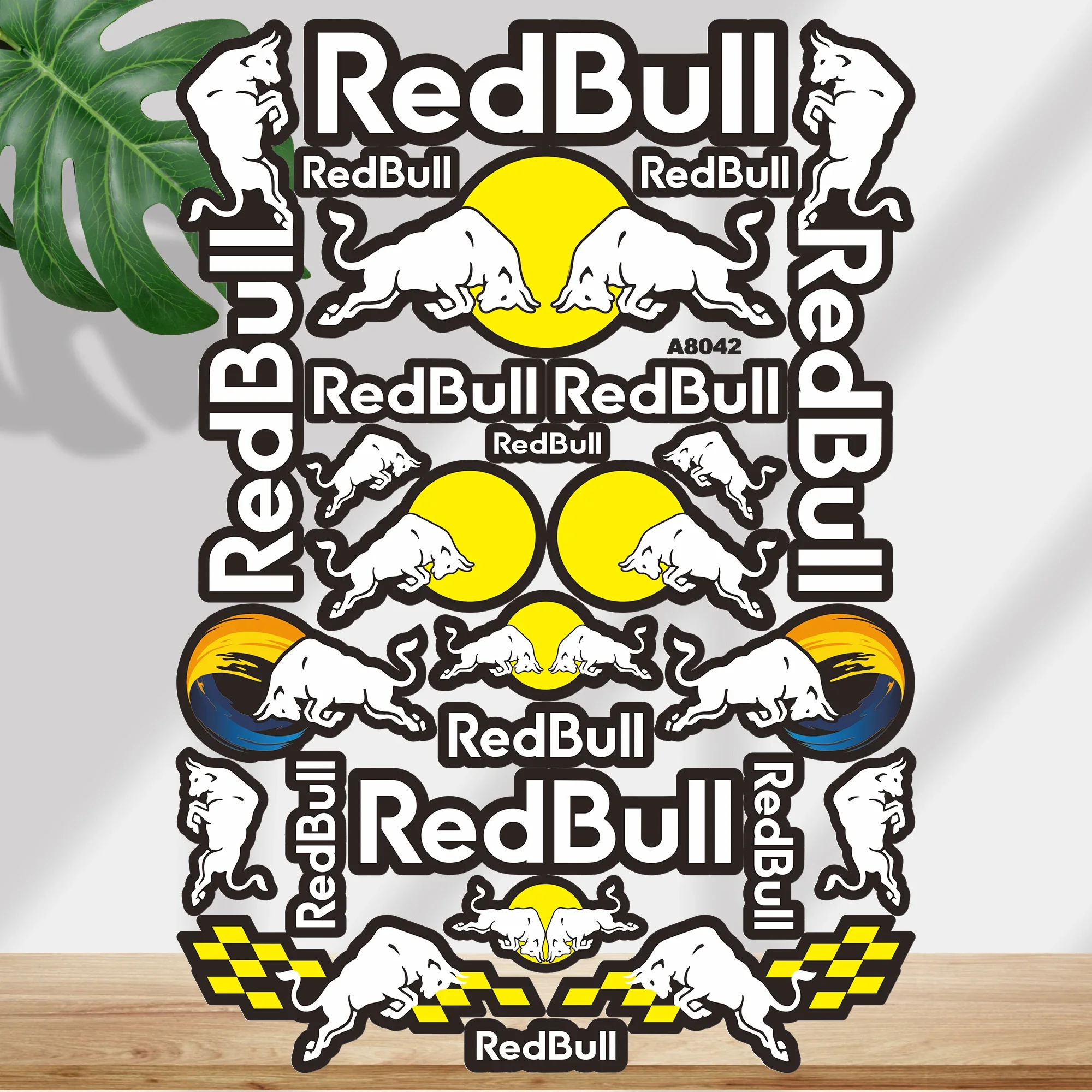 Белые светоотражающие наклейки с красным быком, наклейки на шлем, логотип
Белые светоотражающие наклейки с красным быком, наклейки на шлем, логотип