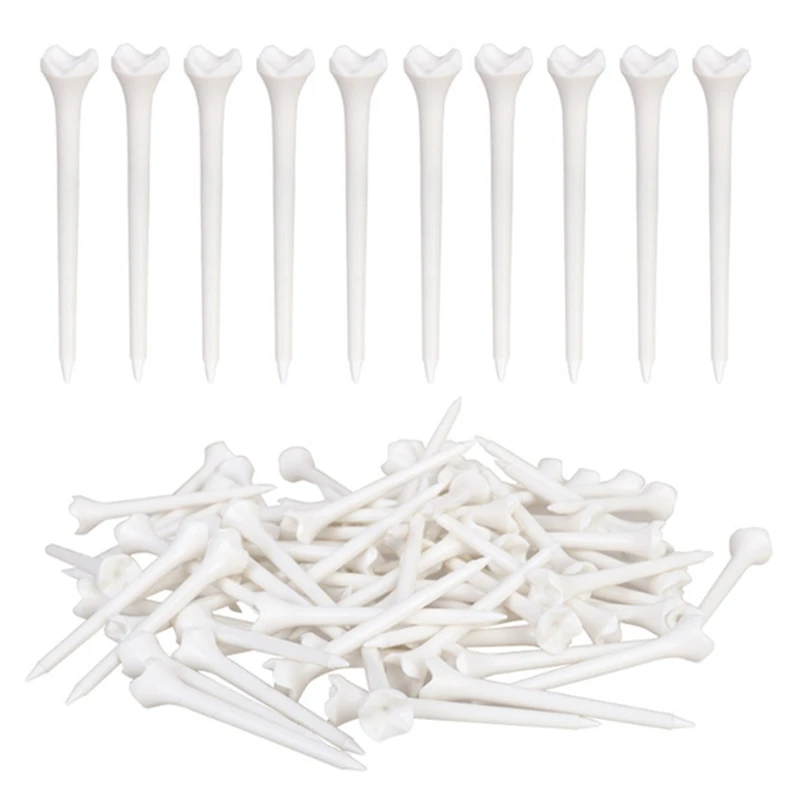 100Pcs 83 Mm Professional Tee System Plastic Golf Tee Maximizes Golfers' Teeing Performance Golf Replacement Parts
100Pcs 83 Mm Professional Tee System Plastic Golf Tee Maximizes Golfers' Teeing Performance Golf Replacement Parts