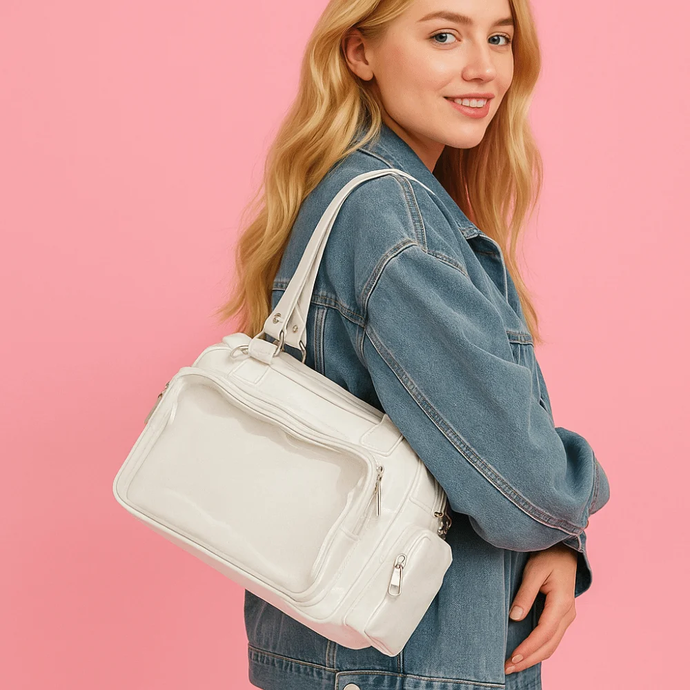 Портативный значок, квадратный дисплей Itabag JK, хлопковая сумка Ita в консервативном стиле, аниме Kawaii, прозрачная карманная сумка на плечо, сумка для хранения
Портативный значок, квадратный дисплей Itabag JK, хлопковая сумка Ita в консервативном стиле, аниме Kawaii, прозрачная карманная сумка на плечо, сумка для хранения