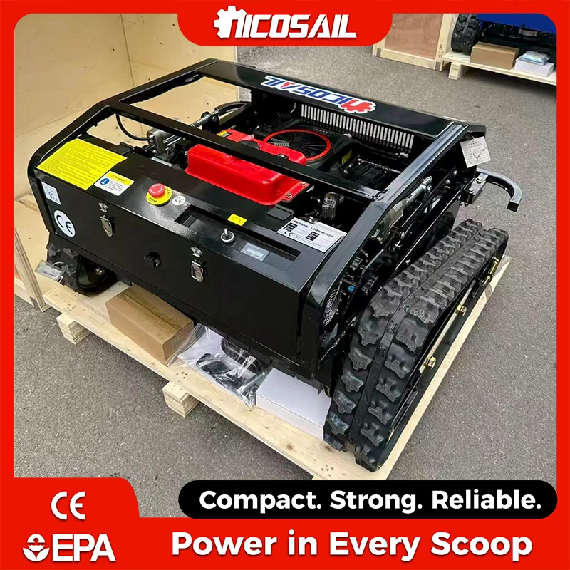 Remote Controlled Lawn Mower 800mm Robot Tracked Self-propelled Large Lawn Mower for Lawn and Garden Use
Remote Controlled Lawn Mower 800mm Robot Tracked Self-propelled Large Lawn Mower for Lawn and Garden Use