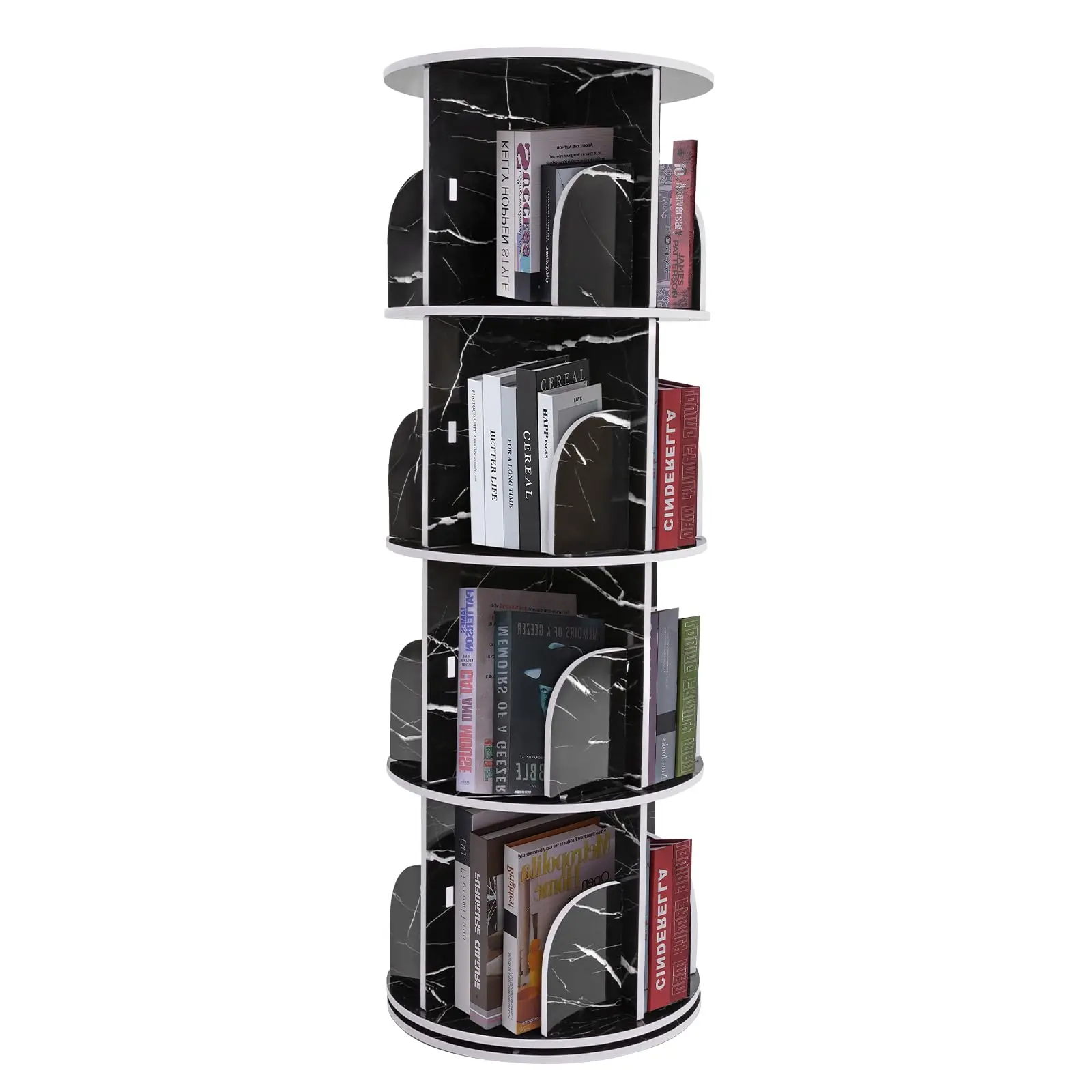 5 Tier Rotating Bookshelf Tower 360 Display Floor Standing Bookcase Spinning Round Bookshelf, Circular Book Shelf Rotating Organ
5 Tier Rotating Bookshelf Tower 360 Display Floor Standing Bookcase Spinning Round Bookshelf, Circular Book Shelf Rotating Organ