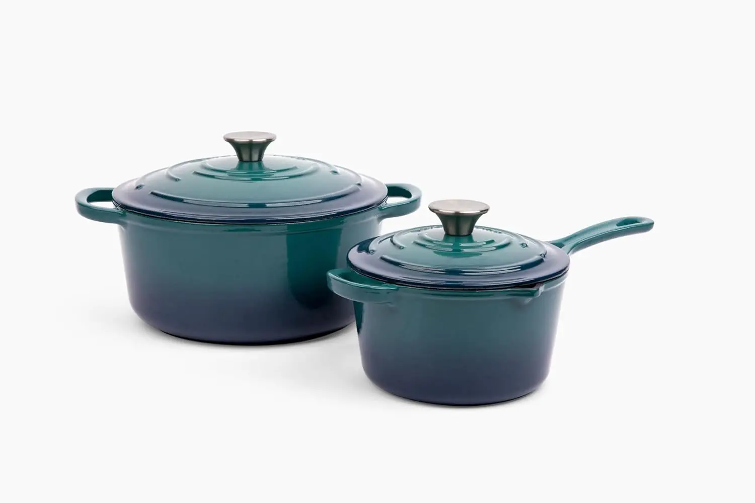 4-Piece Enameled Cast Iron Set, Oven Safe and Suitable for All Cooktops – includes 5.7 Quart Dutch Oven Pot with Lid and 2.2 Qua
4-Piece Enameled Cast Iron Set, Oven Safe and Suitable for All Cooktops – includes 5.7 Quart Dutch Oven Pot with Lid and 2.2 Qua